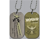 Dog Tag - Live to Worship the Rock / Psalm 95:1