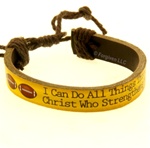 Football Bracelet (I Can Do All Things)