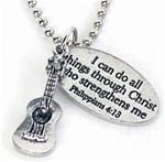 Guitar Necklace (I Can Do All Things)