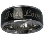 True Love Waits Ring (Black
