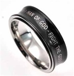 Man Of God / 1 Timothy 6:11 ( Black Spinner)