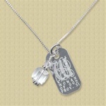 April Birthstone Necklace / Proverbs 31