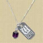 February Birthstone Necklace / Proverbs 31