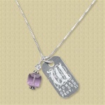 June Birthstone Necklace / Proverbs 31