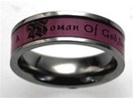 Woman of God / Proverbs 31 (Deluxe Scripture Band/Pink)