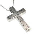 New Creation / 2 Corinthians 5:17 (Iron Cross Necklace/Women)