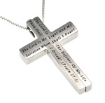 Fear / Psalm 27:1 (Iron Cross Necklace/Women)