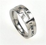 I Am My Beloved's / Song of Solomon 6:3 (Solitaire Ring)
