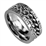True Love Waits Ring Silver Chain