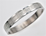 Faith Hope Love Bracelet (Bangle Cuff/Women)